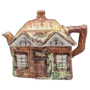 Vintage Price Kensington England Teapot Cottage Ware Ye Olde Cottage Ceramic Lid